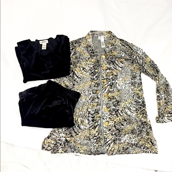 Stunning, ClassyLady 3pc Dressy Velvety XMasOutfit - Picture 5 of 8